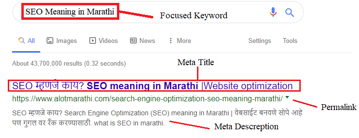 SEO meaning in Marathi 